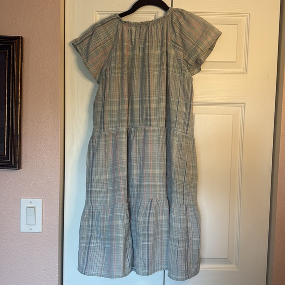 LOFT Striped Casual Cotton Dress size M - Picture 7 of 10